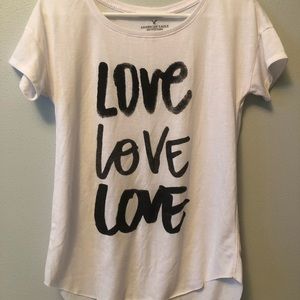 White American Eagle short sleeve shirt